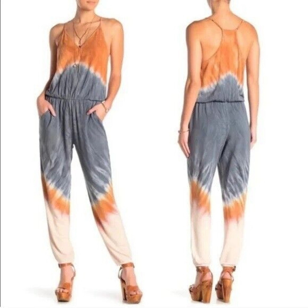 Young Fabulous & Broke Keely Tie Dye Jumpsuit Sz XS
